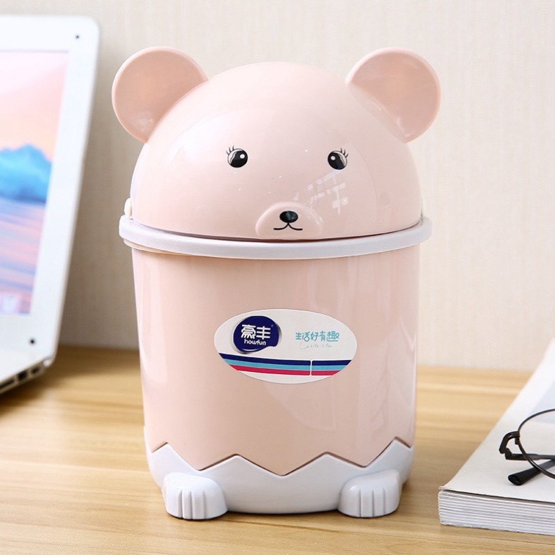 Thùng rác MINI hình thú ĐỂ BÀN văn phòng