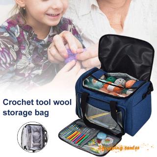 Túi Đựng Dụng Cụ Đan Len Chống Thấm Nước Có Khóa Kéo