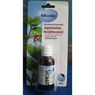 Tinh Dầu Bạc Hà Nhật Mivolis Japanisches Heilpflanzenol - hàng Đức, 30ml