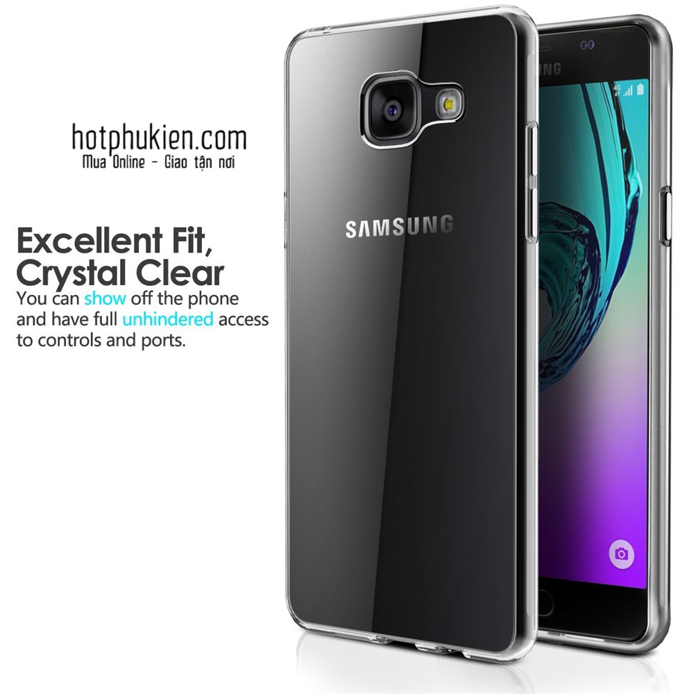 Ốp lưng dẻo Samsung Galaxy A3 2016 Ultra Thin chống trầy chống sốc - Phân phối hotphukien