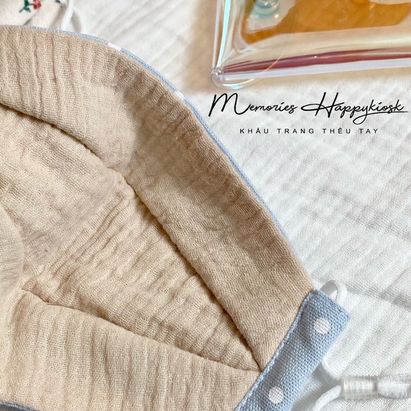 Khẩu trang vải lót xô muslin cho bé và người lớn | WebRaoVat - webraovat.net.vn