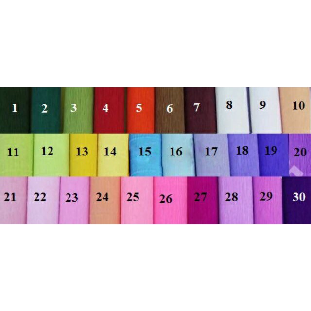 Giấy nhún ,giấy nhăn, giấy làm hoa