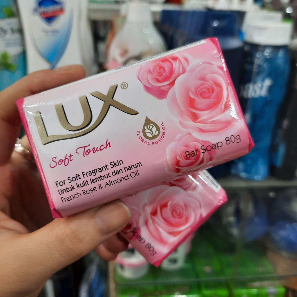 Xà phòng cục tắm hương nước hoa Lux Hồng Soft 80g | BigBuy360 - bigbuy360.vn