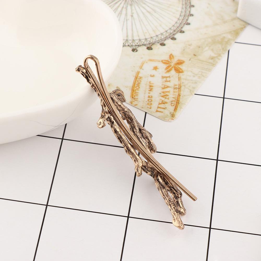 Bộ 2 Kẹp Tóc Hình Cành Hoa Lá Xinh Xắn Cho Bạn Gái