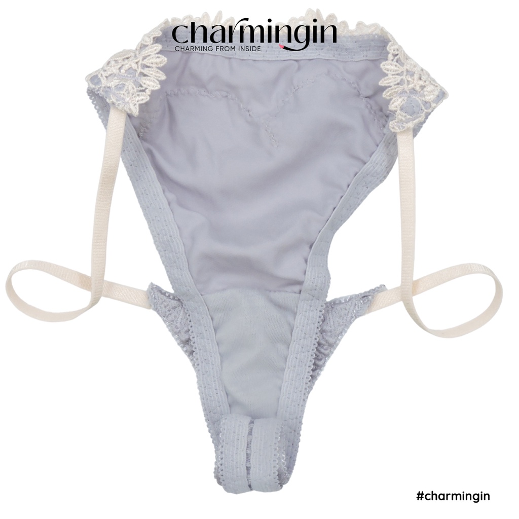 Quần lót T-back  satin dây lưng cao sexy cá tính - QLTB0003