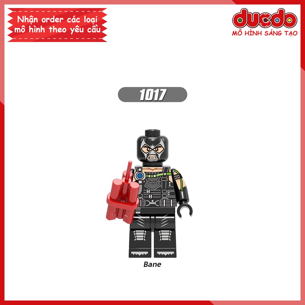 Minifigures các nhân vật phản diện siêu đẹp DC Comic - Đồ chơi Lắp ghép Mini Batman Joker Iron Man Mô hình XINH 0227