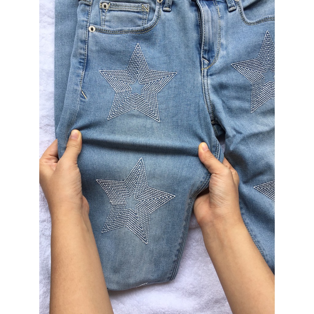 Quần Express Jean xuất Mỹ thêu ngôi sao