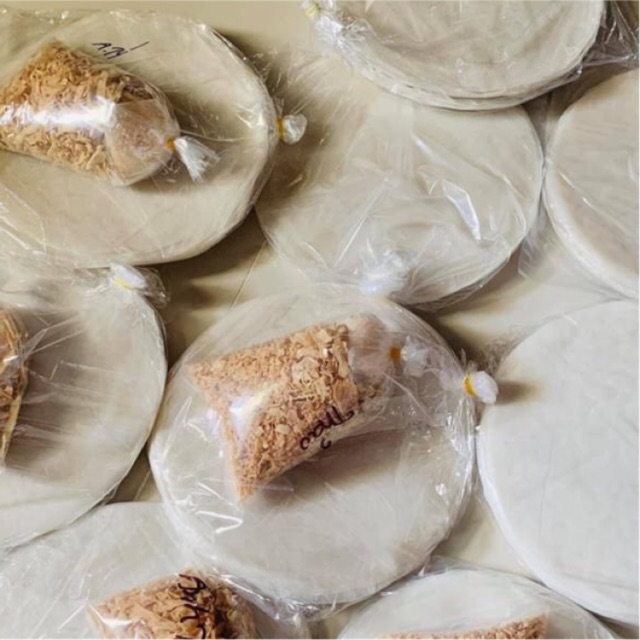 500g Bánh tráng phơi sương + Muối nhuyễn + hành phi