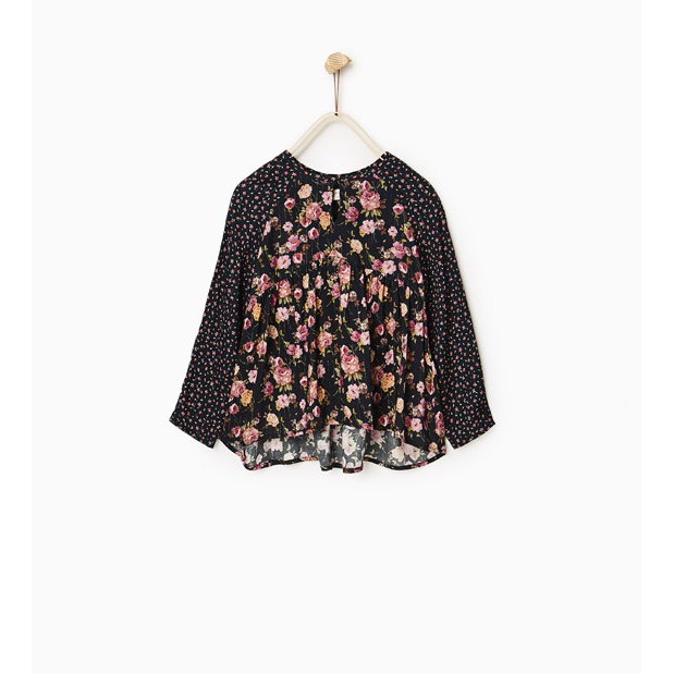 (Auth) áo voan Zara (có size mẹ con)