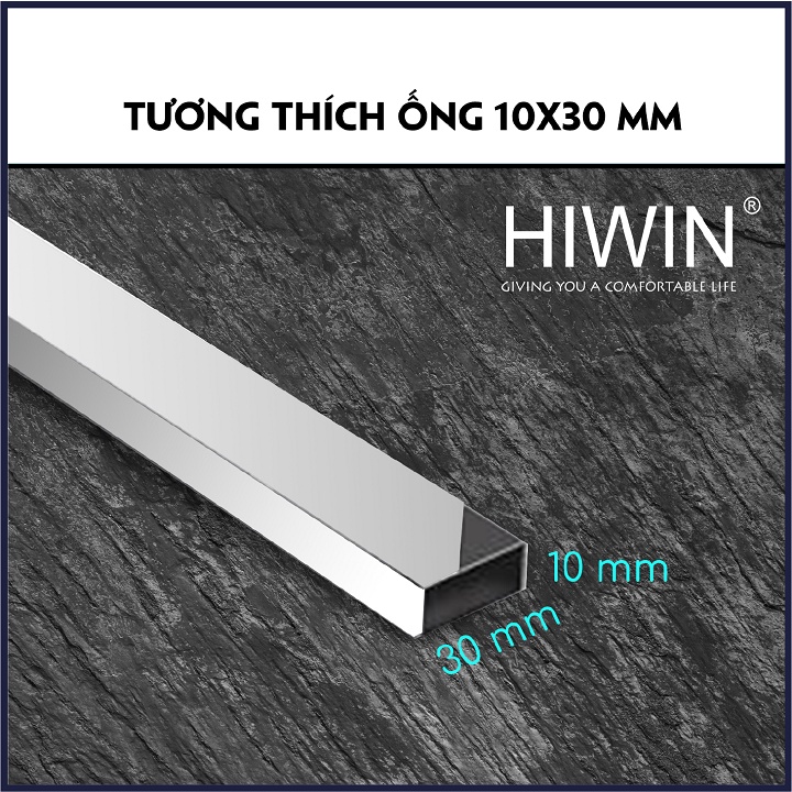 Chuyển góc 90 độ phòng tắm kính chất liệu inox 304 mặt gương dùng cho ống 10x30mm HIWIN SB-613F