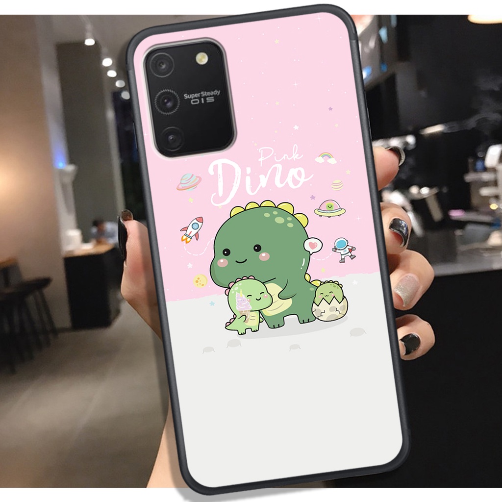 [HOT]ỐP SAMSUNG S10 LITE - NOTE 10 LITE , IN HÌNH KHỦNG LONG CHIBI SIÊU DỄ THƯƠNG.