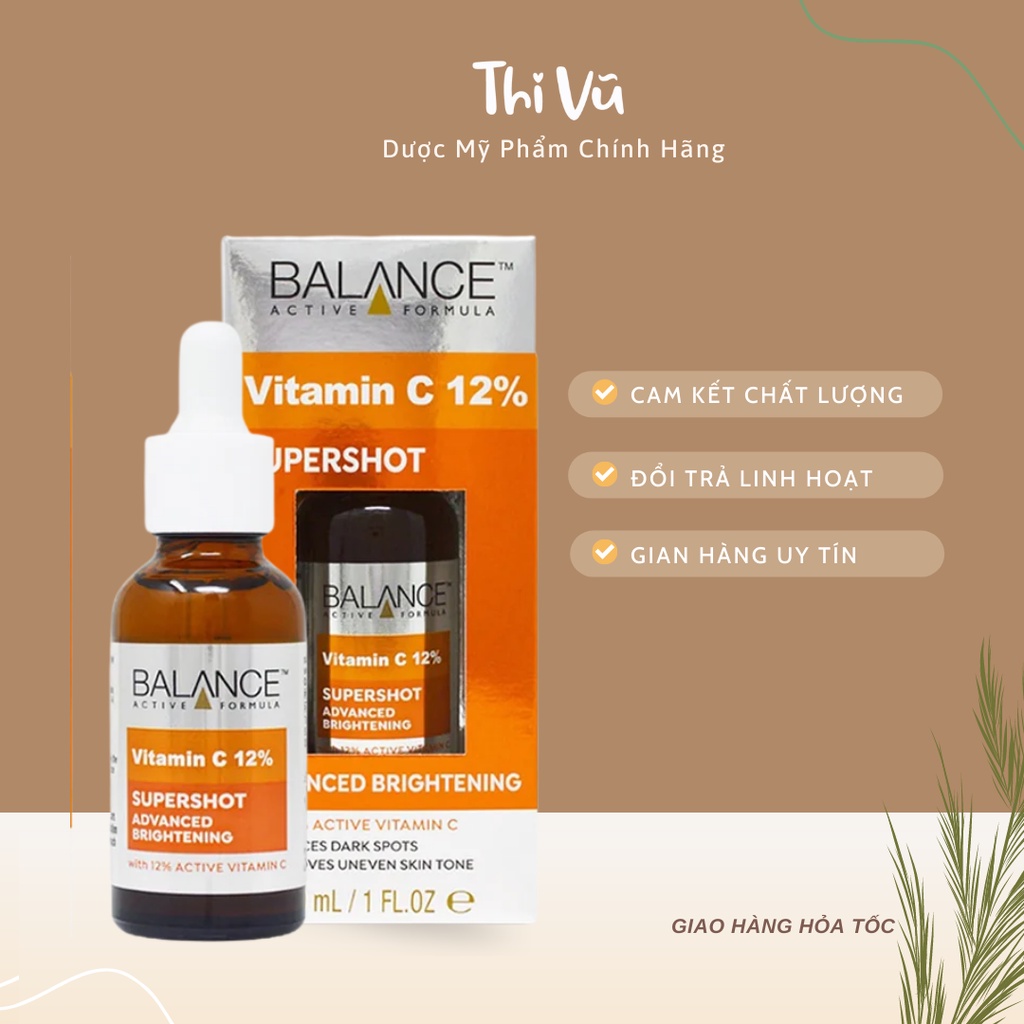 Tinh chất Balance dưỡng ẩm sáng da mờ thâm 30ml - Thi Vũ