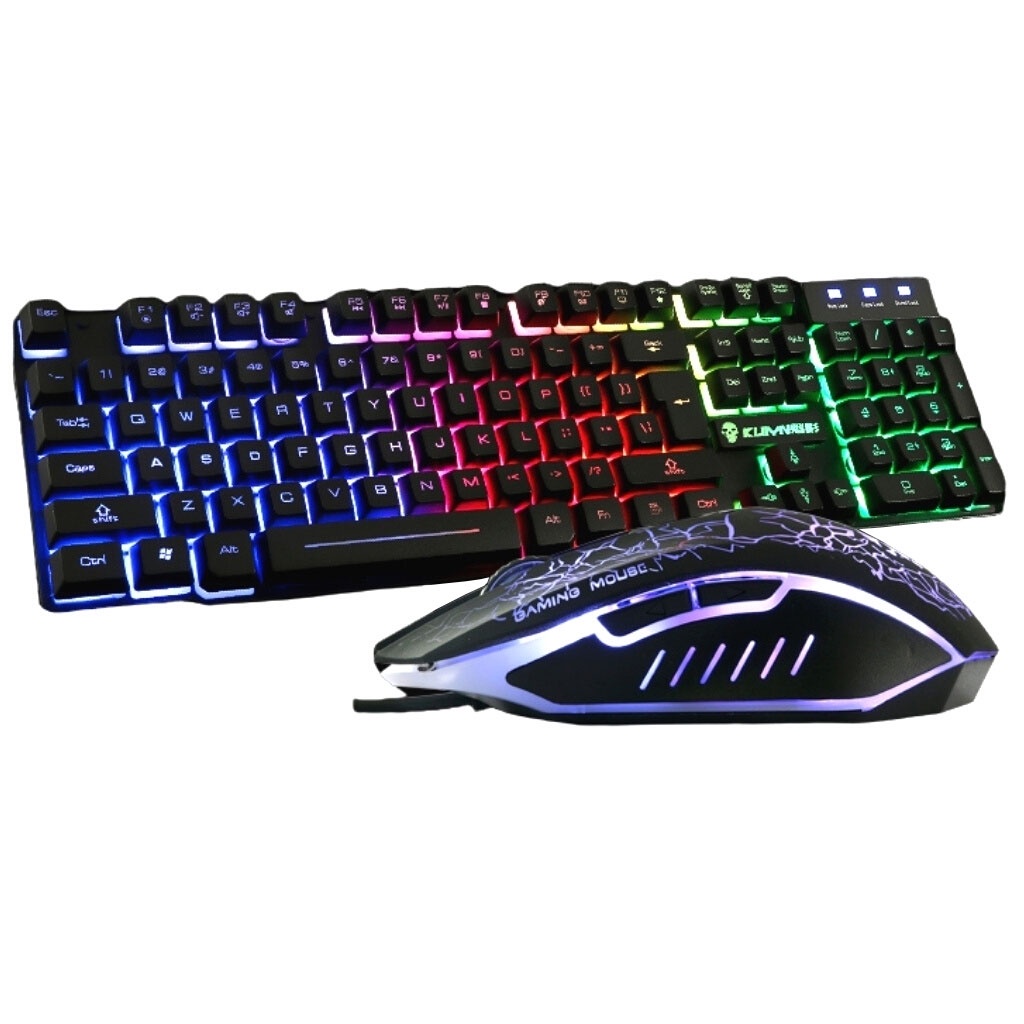 BỘ Bàn Phím Chuột Gaming, Bàn Phím Giả Cơ Chuyên Chơi Game Đèn Led 7 Màu | BigBuy360 - bigbuy360.vn