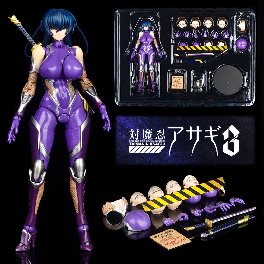 Mô Hình Nhân Vật Anime Taimanin Series SECOND AXE Asagi Igawa 16cm