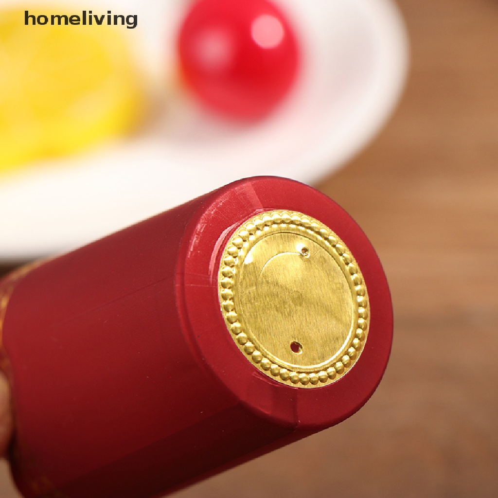 Set 10 Nắp Đậy Chai Rượu Vang Bằng Nhựa PVC Chịu Nhiệt Tiện Dụng