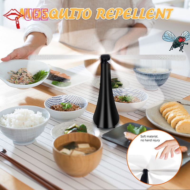 【Ready Stock】 Insect Fly Repellent Fan Outdoor Automatic Fly Trap automatically kill mosquito/fly/worm 【Muee】