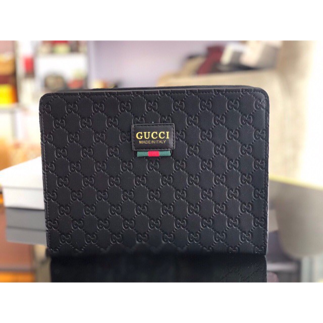 VÍ CLUTCH CẦM TAY GUCCI SUPER VIP‼️ fullbox , túi vải , card DA DẬP GG VÂN NỔI khoá mã số