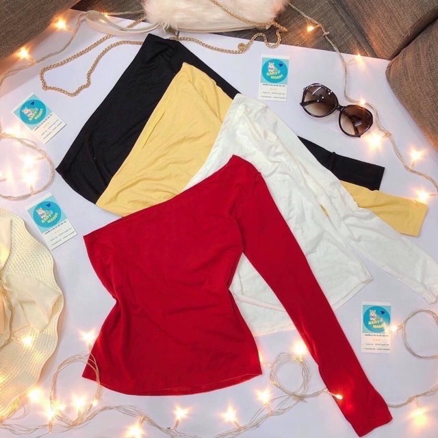 Áo lẹchvau ống tay thun lua ôm body co giảm tốt | BigBuy360 - bigbuy360.vn