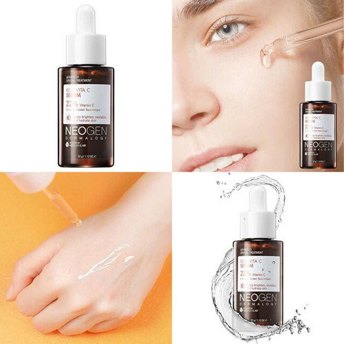 Siêu Tinh Chất Xoá Thâm Dưỡng Trắng Da Vitamin C SAP Neogen Dermalogy Real Vita C Serum 32g