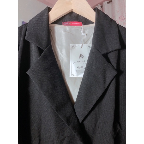 |🚛FREESHIP| ÁO KHOÁC BLAZER 2 LỚP QUẢNG CHÂU MÀU ĐEN KIỂU DÁNG ULZZANG HÀN QUỐC