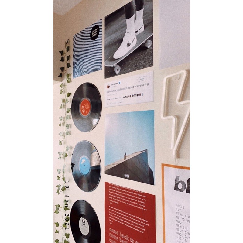 Sticker hình lột dán trang trí tường decor phòng ngủ