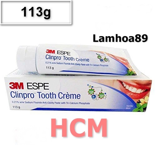 Kem Đánh Răng 3M Espe Clinpro Tooth Crème ống 113g - Lamhoa89