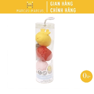 Đồ chơi tắm silicon set 3 con vật cho bé Marcus & Marcus, từ sơ sinh - Lola, Marcus & Pokey
