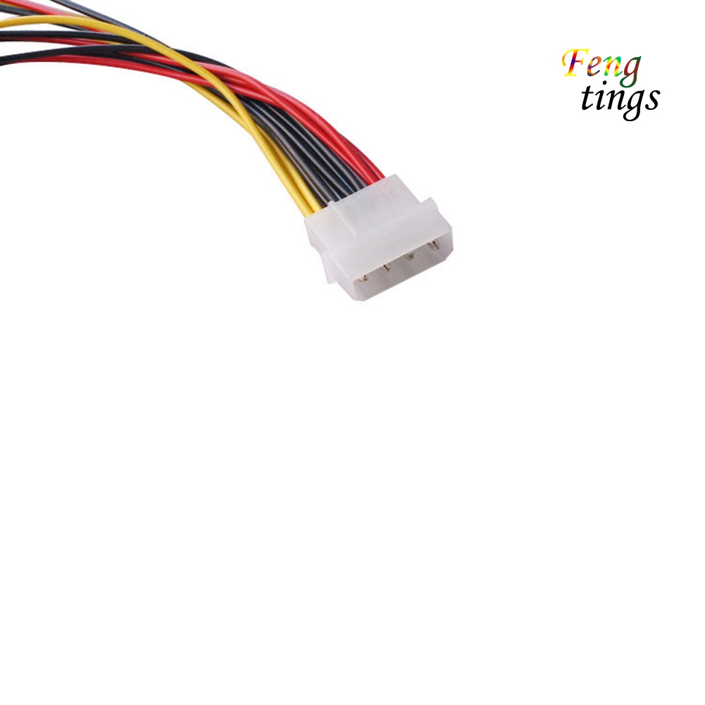 Dây Cáp Chia Ổ Cứng Sata Ide 4pin Sang 3 Cổng
