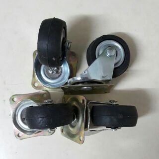 bộ 4 bánh xe 4cm xoay