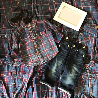 Set quần áo bé trai True religion