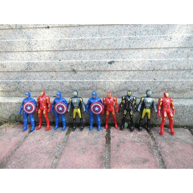 Vỉ đồ chơi 12 siêu anh hùng Avenger - mô hình siêu nhân - hình siêu nhân giá rẻ