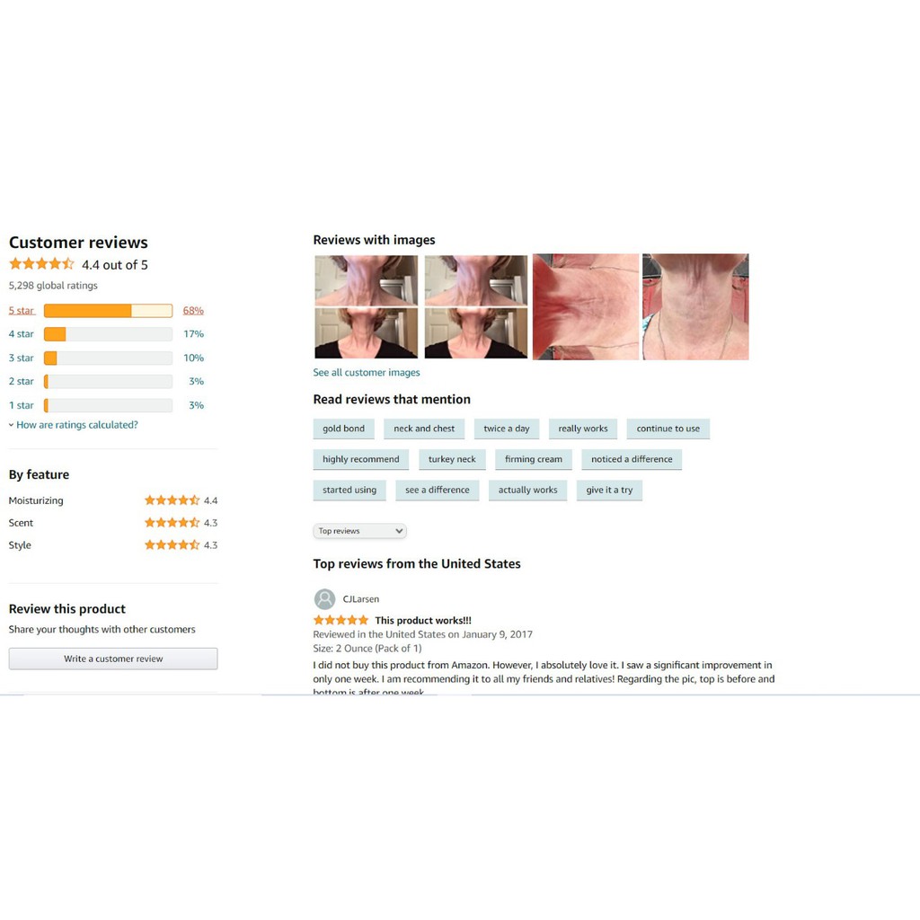 Kem dưỡng cho vùng da cổ và ngực Gold Bond | BigBuy360 - bigbuy360.vn