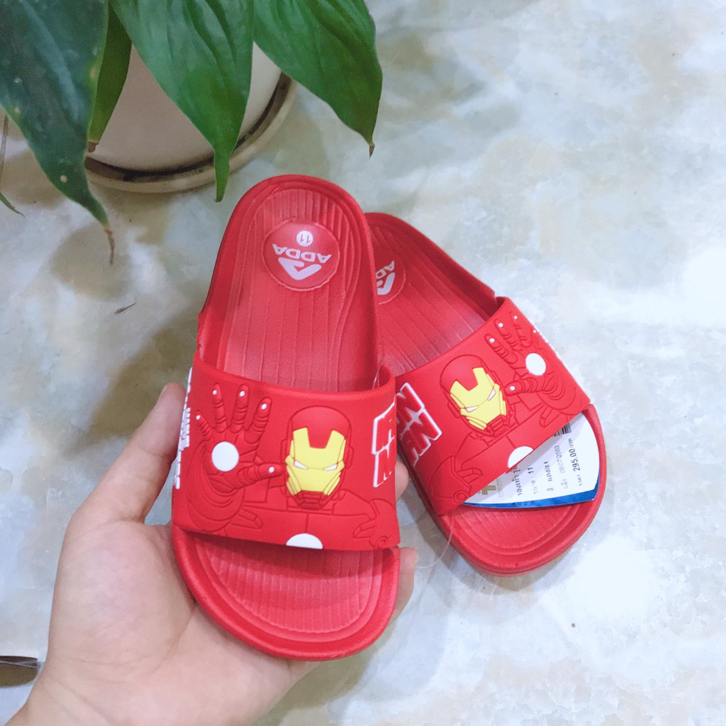 Dép bé trai quai ngang Iron man hàng nhập khẩu Adda Thái Lan