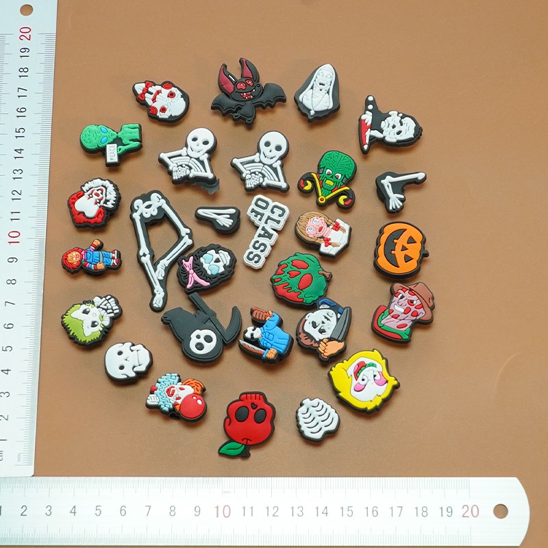 Crocs Ghim Cài Giày diy Nhiều Màu Sắc Đáng Sợ Dùng Để Hóa Trang Dịp halloween