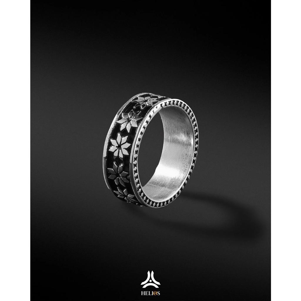 Nhẫn thời trang nam Helios Snowflakes