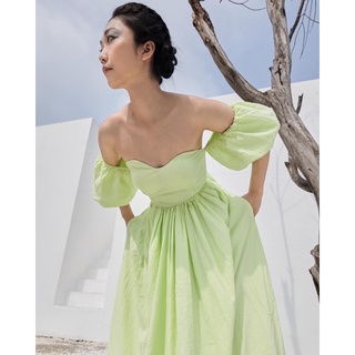 namae - 70% OFF đầm Maay 03 - Lime (đầm babydoll maxi)