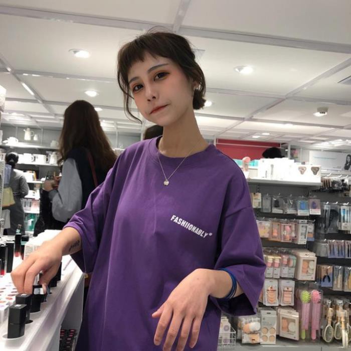 Áo thun tay lỡ unisex , áo phông form rộng LH26 ..