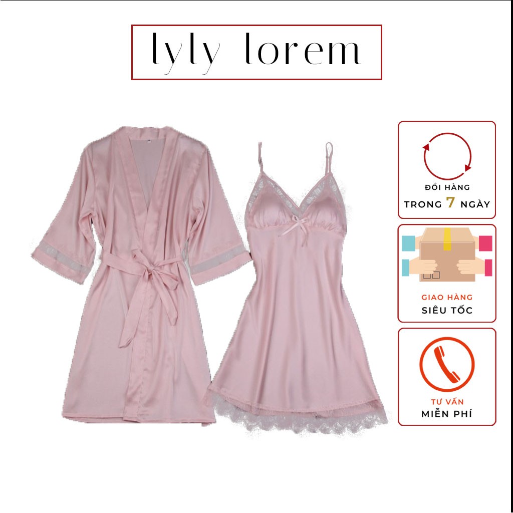Set choàng gồm váy và áo choàng Lylylorem SC1166