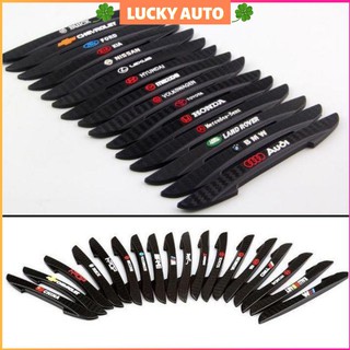 Nẹp chống trầy cửa ô tô có logo theo hãng bộ 4 chiếc - Lucky Auto