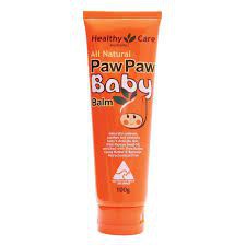 Kem Giữ Ẩm, Dưỡng Da Cho Bé Chiết Xuất Từ Quả Đu Đủ - Healthy Care Paw Paw Baby 100g