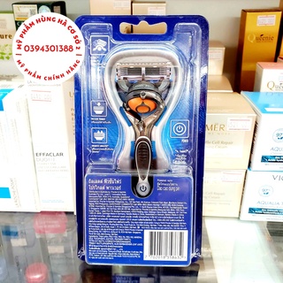 Bàn cạo râu Gillette Fusion Proglide Power 5, dao cạo râu 5 lưỡi dùng pin cao cấp