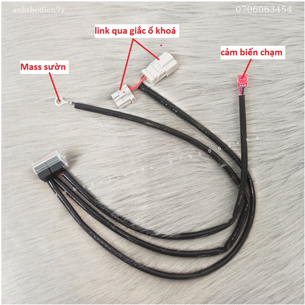 Mạch Mở Khoá Bí Mật Chống Bẻ Khoá Cho Xe Winner, Satria, Sonic, Raider Dùng Cảm Ứng
