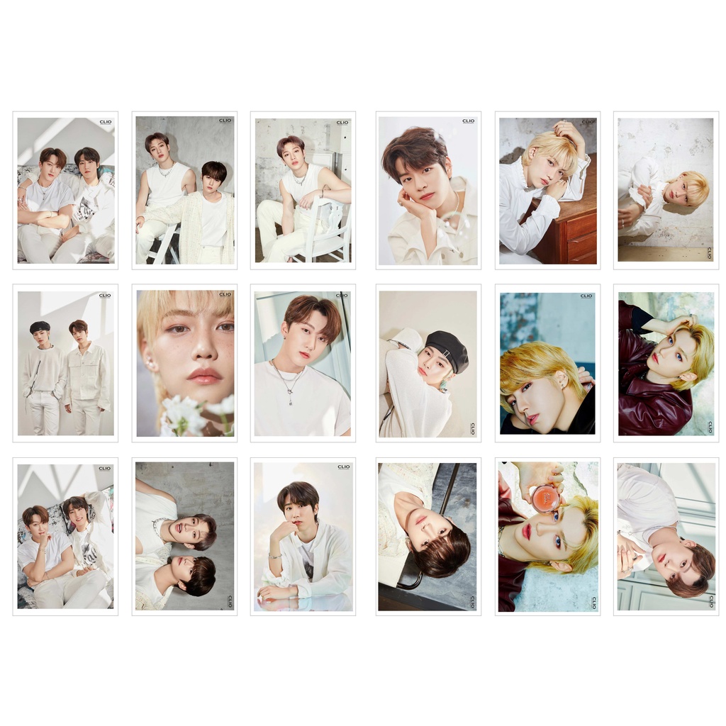 [Ép Lụa] Lomo Card 27 Ảnh STRAY KID - CLIO 2021