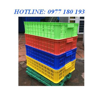 Thùng Nhựa Rỗng HS008 – Kích Thước: 610x420x150 Mm