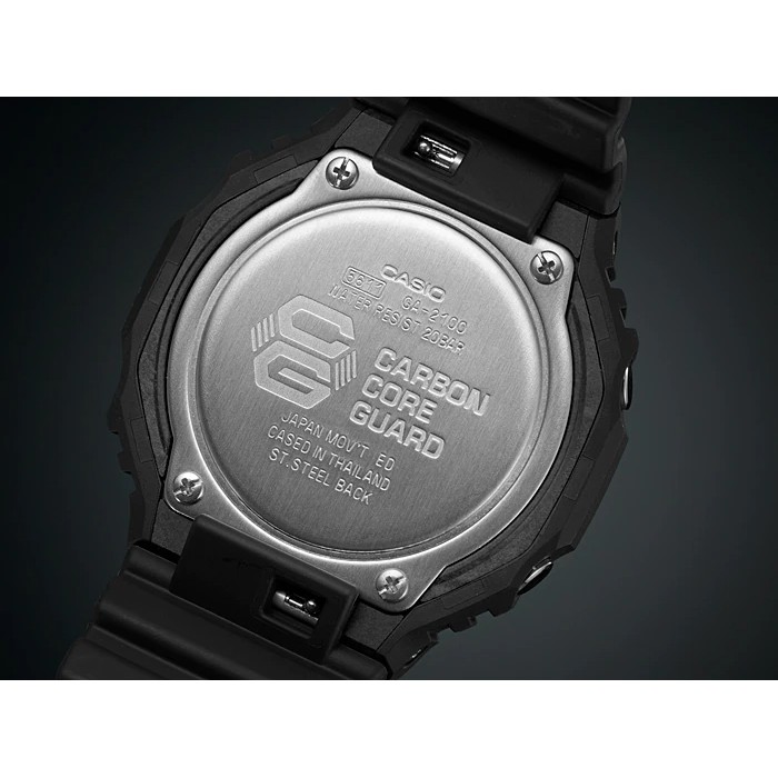 Đồng hồ nam Casio G-Shock GA-2100 / GA-2100-1A1 chống va đập, chống nước 100m, hàng chính hãng, bảo hành 05 năm