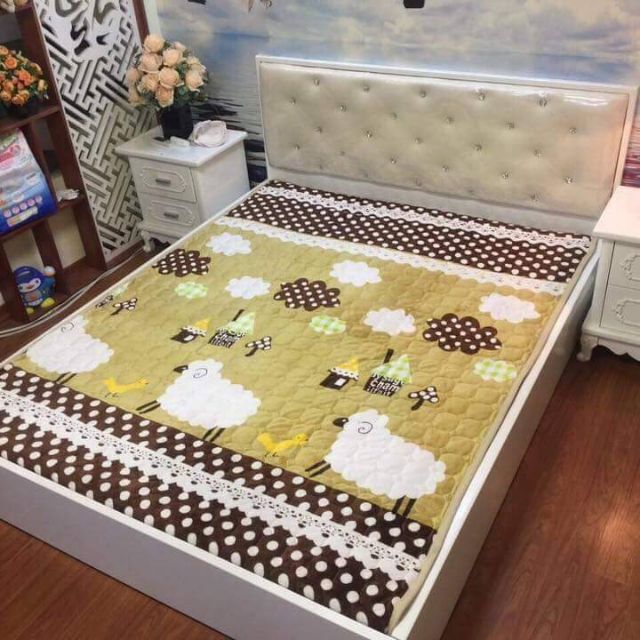 Thảm nhung trải sàn trải giường đủ kích thước hàng dày đẹp