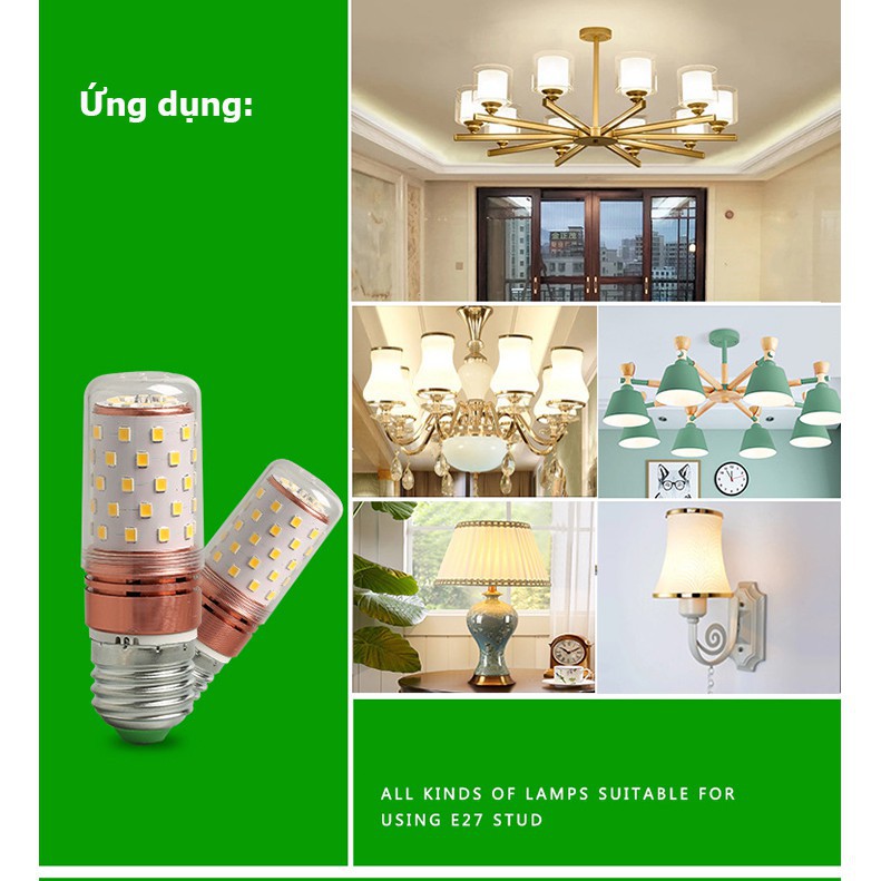 Bóng Led Bắp Trang Trí 3 Chế Độ Màu (12w)