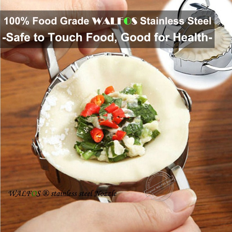 Máy ép và cắt bánh bao bằng thép không gỉ Walfos (5 chiếc)