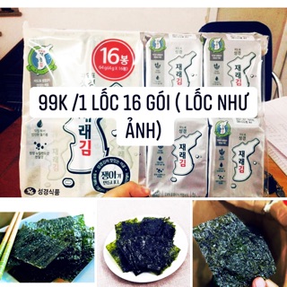 99k / 1 Lốc Rong biển khô 16 Gói