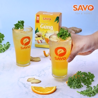 SAVO TRÀ HÒA TAN - VỊ GỪNG (Hộp 16 gói)